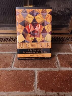 Ride the Tiger - Orange Decorative Book Cover First Edition ( English)